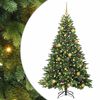 vidaXL Brad de Crăciun artificial cu 300 LED Verde 180 cm PE și PVC