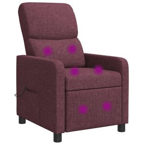 vidaXL Fotoliu reclinabil Violet Țesătură