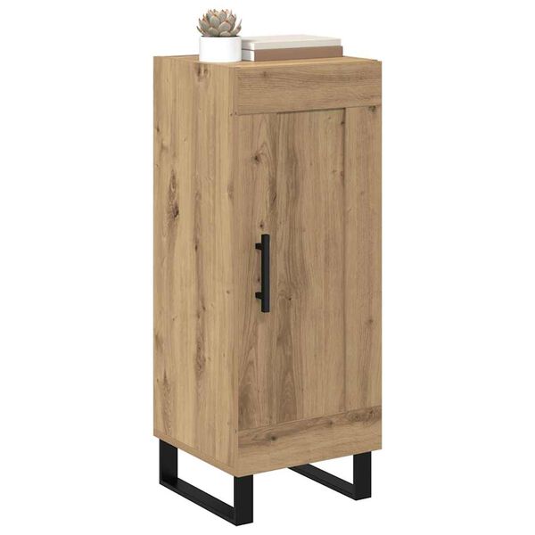 vidaXL Bufet Stejar Artizanal 34,5 x 34 x 90 cm