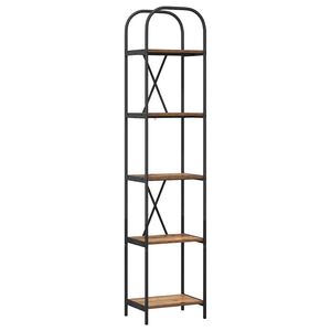 vidaXL Raft pentru cărți 5 niveluri 40 x 30 x 183 cm Lemn prelucrat