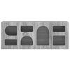 vidaXL Cabinet TV Gri Sonoma 100 x 35 x 40 cm Lemn compozit