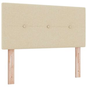 vidaXL Cap de pat cu &icirc;nălțime ajustabilă Crem 80 cm țesătură