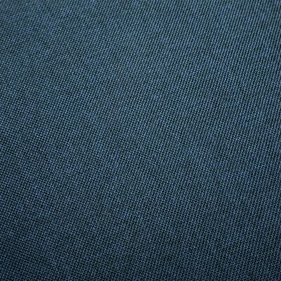 vidaXL Scaune de masă pivotante, 6 buc., albastru, textil