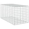 vidaXL Gabion cu S&acirc;rmă de 3,5 mm și Plasă de 5x10 cm 50x100x50 cm