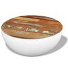 vidaXL Măsuță de cafea &icirc;n formă de bol 60x60x30 cm lemn masiv reciclat