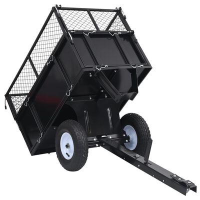vidaXL Remorcă basculantă mașină de tuns iarba, încărcătură 150 kg