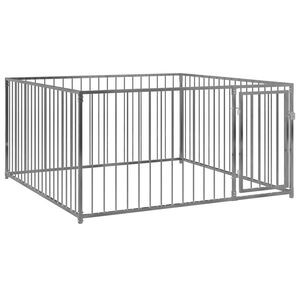 vidaXL Padoc de c&acirc;ini pentru exterior, 200 x 200 x 100 cm