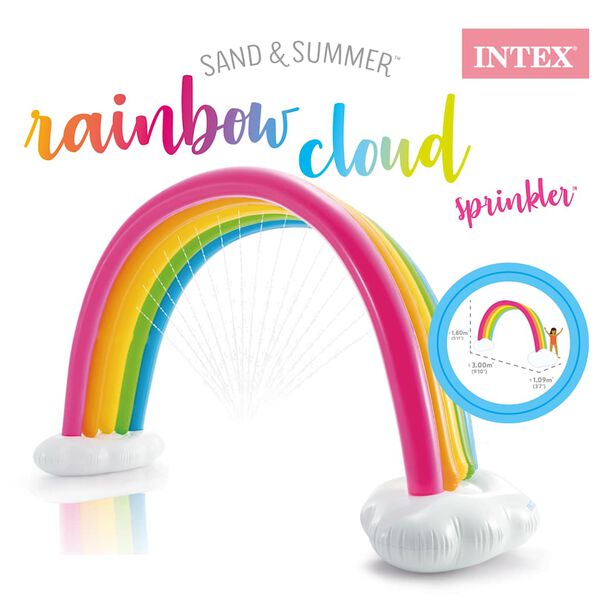 Intex Stropitoare Rainbow Cloud, multicolor, 300x109x180 cm