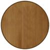 vidaXL Covor rotund, maro, 100 cm, bambus