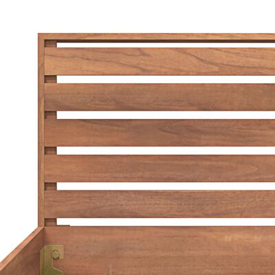 vidaXL Cadru de pat, 140x200 cm, lemn masiv de tec