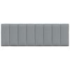 vidaXL Pernă tăblie de pat, Hanko, gri deschis, 140 cm, material textil