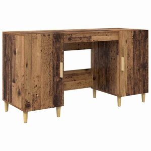 vidaXL Birou Lemn Vechi Lemn prelucrat 140 x 50 x 75 cm