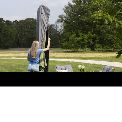 Madison Husă de protecție pentru umbrelă de exterior, gri, 165x25 cm