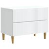 vidaXL Dulap de noapte cu sertar Alb 62 x 34,5 x 48 cm Lemn prelucrat