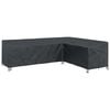 vidaXL Husă pentru mobilă Negru 286 x 222 x 80 cm Textil Oxford 210D