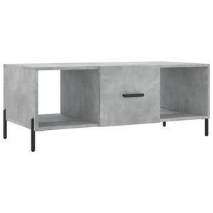vidaXL Măsuță de cafea, gri beton, 102x50x40 cm, lemn prelucrat