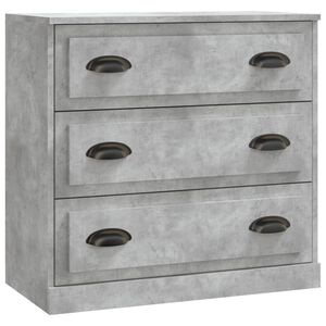 vidaXL Servantă, gri beton, 70x35,5x67,5 cm, lemn prelucrat
