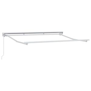 vidaXL Cadru de copertină manuală 3 x 2 m Alb