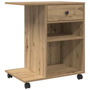 vidaXL Suport pentru imprimantă Stejar artizanal 60 x 40 x 68,5 cm
