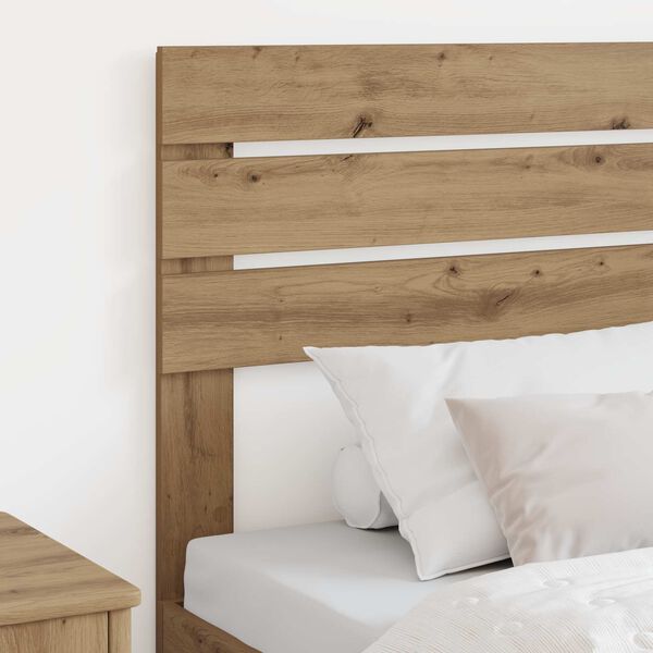 vidaXL Tăblie cap cu headboard Stejar Artizanal 75 cm Lemn compozit