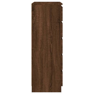 vidaXL Dulap cu sertar, stejar maro, 60x36x103 cm, lemn prelucrat
