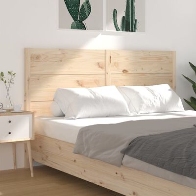 vidaXL Tăblie de pat, 126x4x100 cm, lemn masiv de pin