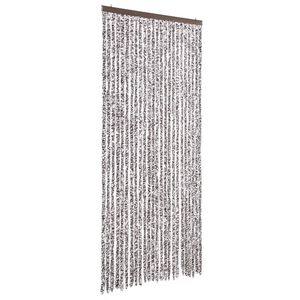 vidaXL Perdea pentru insecte, maro și bej, 100x220 cm, Chenille