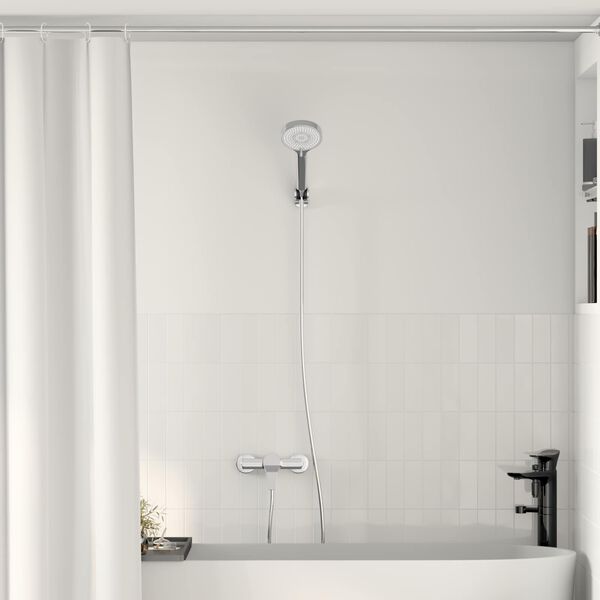 vidaXL Set de cap de duș Crom G 1 / 2 inci Alamă