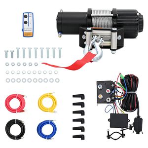 vidaXL Troliu electric cu telecomandă, 12 V, 2040 kg
