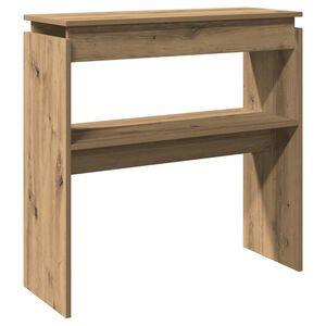 vidaXL Măsuță consolă, stejar artizanal, 80x30x80 cm, lemn prelucrat