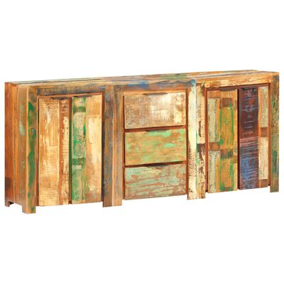vidaXL Servantă cu 3 sertare și 4 uși, lemn masiv reciclat