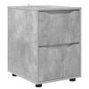 vidaXL Dulap de depozitare Gri din beton 40 x 48 x 57 cm Lemn compozit