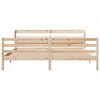 vidaXL Cadru pat cu tăblie 200x200 cm, lemn masiv de pin