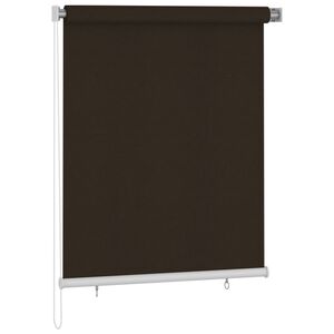 vidaXL Jaluzea tip rulou de exterior, 120 x 140 cm,maro