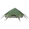 vidaXL Cort Teepee cu acoperiș Verde și gri 600 x 600 x 347 cm