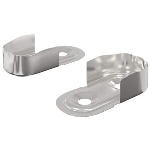 vidaXL Suport pentru bara de dulap 2 buc. Zinc alb 40 x 18 x 10 mm