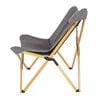 Bo-Camp Scaun de relaxare Wembley, gri, L