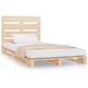vidaXL Cadru de pat Single, 90x190 cm, lemn masiv de pin