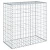 vidaXL Coș gabion cu capac, argintiu, 100x50x100 cm, fier galvanizat