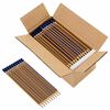 vidaXL Creioane HB &Oslash; 0,7 x 18 cm Albastru și Galben Lemn solid de plop