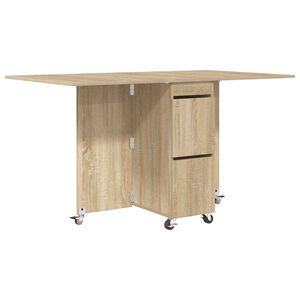 vidaXL Masă de dining 2 pcs 140 x 80 x 77 cm Lemn prelucrat