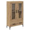 vidaXL Bufet Stejar Artizanal 69,5 x 31 x 115 cm Lemn prelucrat