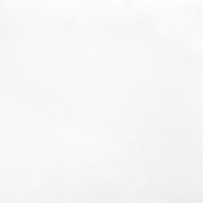 vidaXL Saltea de pat cu arcuri, alb, 140x190x20 cm, piele ecologică