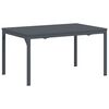 vidaXL Masă de cină pentru exterior Antracit 210 x 90 x 73 cm Oțel