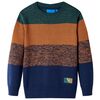 vidaXL Pulover pentru copii tricotat, multicolor, 92