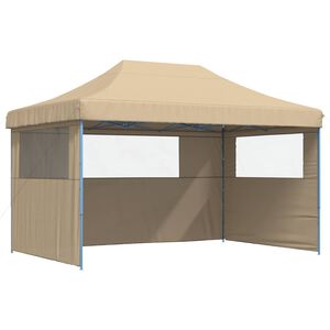 vidaXL Cort pentru Petreceri 292 x 440 x 315 cm Bej Material Oxford