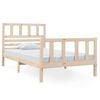 vidaXL Cadru de pat single, 90x190 cm, lemn masiv
