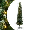 vidaXL Brad de Crăciun artificial subțire cu 150 LED-uri, 150 cm