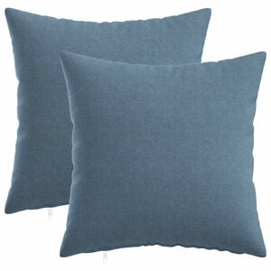 vidaXL Husă pentru pernă 2 buc. HEERLEN Albastru Jeans 30 x 30 cm