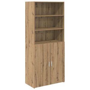 vidaXL Bufet Stejar Artizanal 80 x 42,5 x 185 cm Lemn compozit